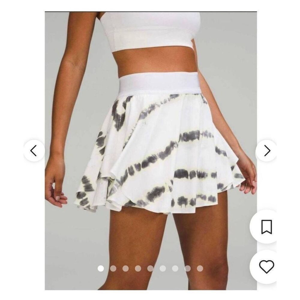 Lululemon Court Rival High Rise Skirt Long Size 6